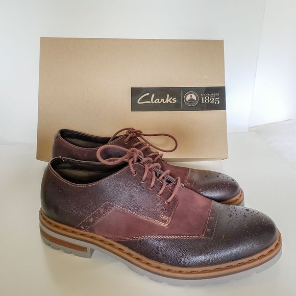 Clarks, Men's Dargo Limit shoe, Chestnutcombilea, Size U.S. 8 M, - Picture 3 of 14